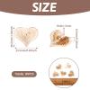 Spritewelry 30pcs Filigree Heart Charms 3D Heart Beads Pendants with Crystal Rhinestone for Bracelet Necklace Earring Keychain Jewelry Making Finding Accessory view 2