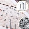 ANCIRS 200pcs 1/4inch Spiral Boning Sewing Tips for Undergarment, Stainless Steel Spiral Corset Boning Caps for Costume Bridal Gowns Dress DIY Crafts Decoration view 2