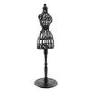 JCBIZ 5pcs Doll Clothes Model Rack Black 220mm Hollow Art Model Frame Clothes Gown Display Mini Mannequin Model for Doll Toy Display view 3