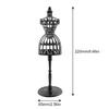 JCBIZ 5pcs Doll Clothes Model Rack Black 220mm Hollow Art Model Frame Clothes Gown Display Mini Mannequin Model for Doll Toy Display view 4