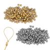 100pcs Stainless Steel Positioning Spacer Beads Ball Stopper Crimp End Beads for DIY Bracelets Jewelry Making Necklace Supplies ( Color : Steel , Size : 2mm ) view 2