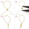 100pcs Stainless Steel Positioning Spacer Beads Ball Stopper Crimp End Beads for DIY Bracelets Jewelry Making Necklace Supplies ( Color : Steel , Size : 2mm ) view 3