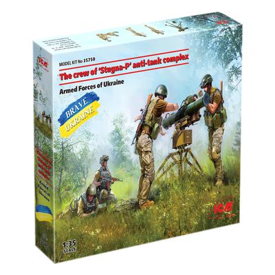 ICM 35750 - The Crew of Stugna-P antitank Complex - Scale 1:35