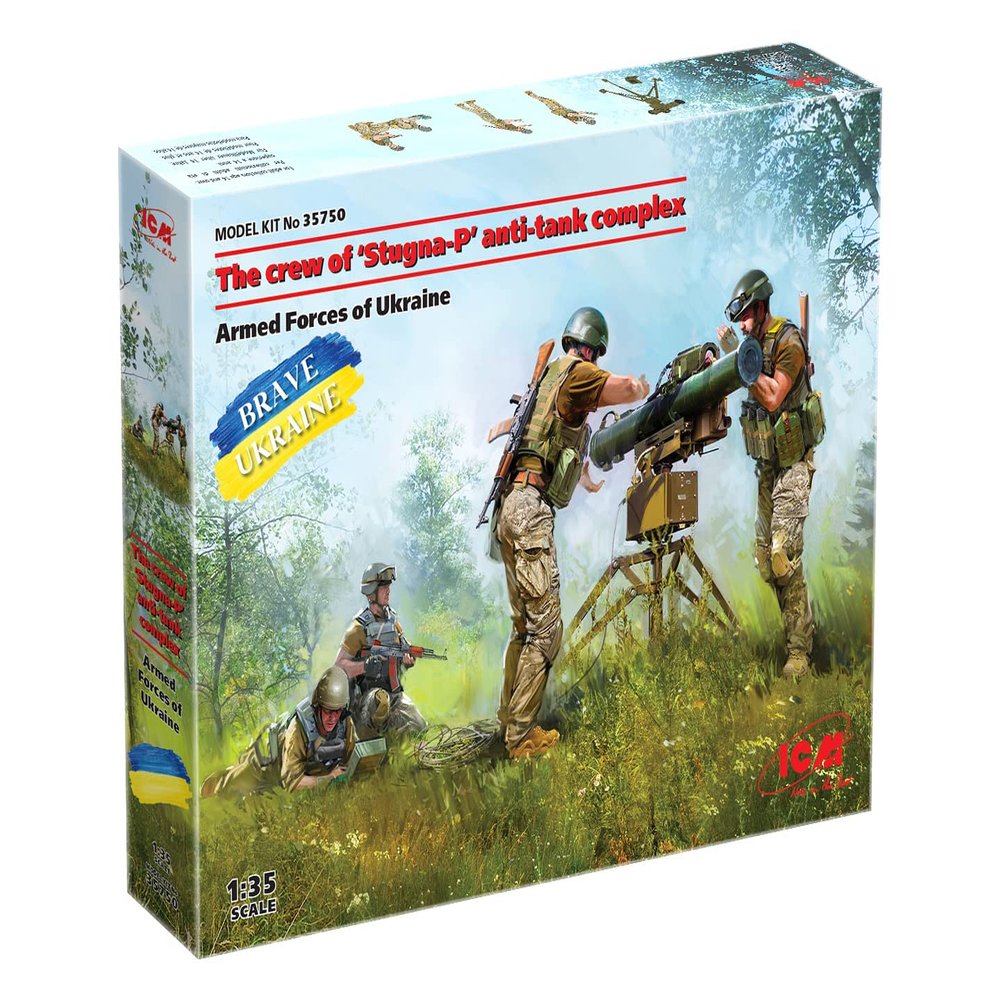 ICM 35750 - The Crew of Stugna-P antitank Complex - Scale 1:35