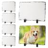 6 Pack Sublimation Slate Blanks DIY Custom Stone Slate 6x8 Inch Picture Frame Heat Transfer Rock Photo Plaque with Display Stand Decoration for Desktop Souvenir view 1