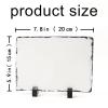 6 Pack Sublimation Slate Blanks DIY Custom Stone Slate 6x8 Inch Picture Frame Heat Transfer Rock Photo Plaque with Display Stand Decoration for Desktop Souvenir view 2