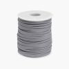 uxcell Suede Cord, 49.21 Yards 2.6mm Flat Leather Thread String for Purse Handbag Shoelace DIY Crafts Bracelet Making, Dark Gray 1 Roll view 3
