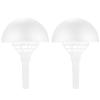 2 Sets Bridal Bouquet Holders Wedding Floral Handle Lace Bride Bouquet Arrangement Supplies view 1
