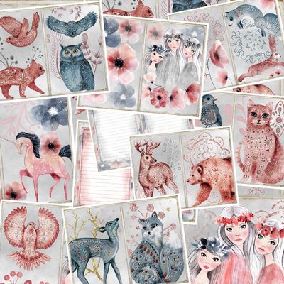 EZscrapbooks Forever Folk Journal Pages - EZ Journal 23-7033