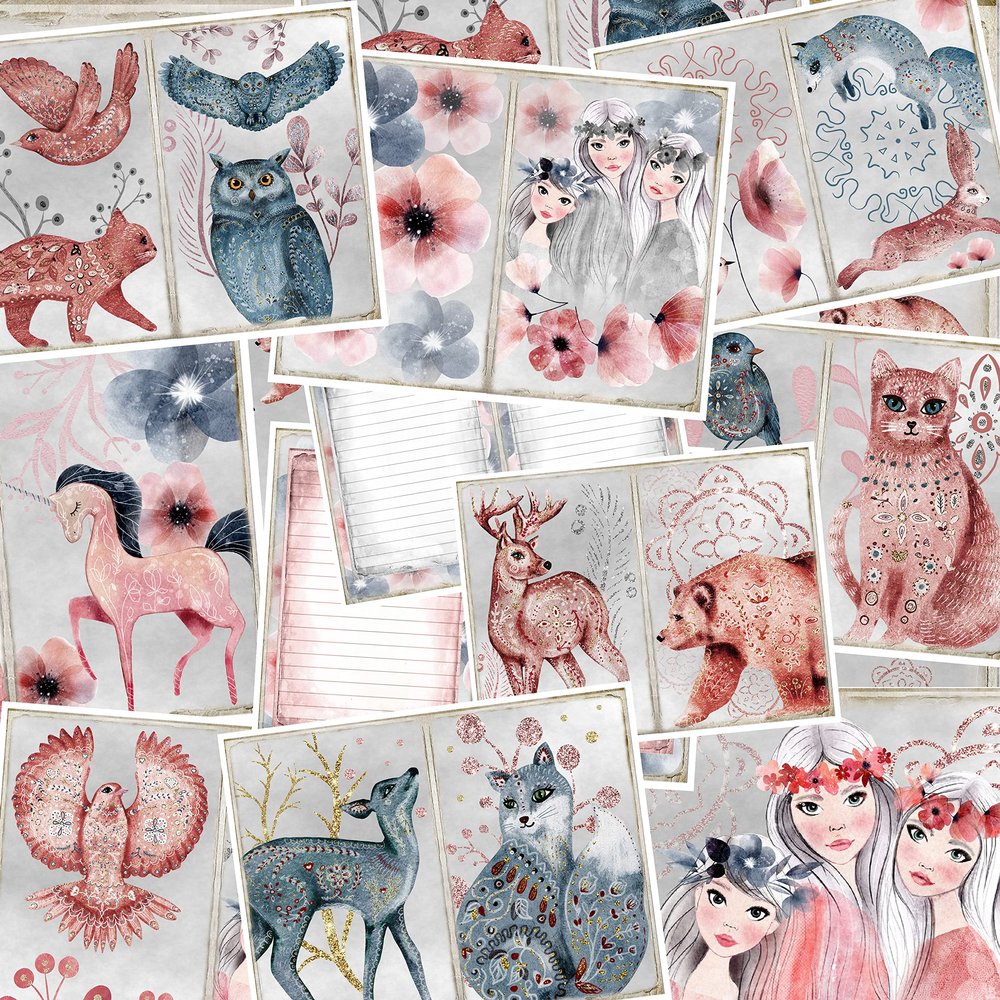 EZscrapbooks Forever Folk Journal Pages - EZ Journal 23-7033