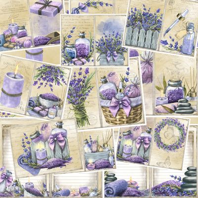 EZscrapbooks Lavender Delights Journal Pages - EZ Journal 23-7055