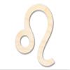Unfinished Wood Leo Sign Shape Zodiac Craft up to 46" 12" / 1/8" view 1
