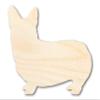 Unfinished Wood Corgi Shape Pet Craft up to 46" 20" / 1/2" view 1