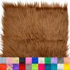 Ice Fabrics Faux Fur Fabric Squares - 10x10 Inches Pre-Cut Craft Fur - Shaggy Mohair Fabric for Costumes, Apparel, Rugs, Pillows, Decorations and More - Light Brown - 10"x10" view 1
