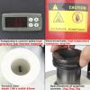 GIZMIT 1750W Gold Melting Furnace, 1150 Electric Digital Melting Furnace Machine with Graphite Crucible Gold, Silver, Copper and Aluminum Smelter Casting Refining Kiln Tools,1kg-Black No Network view 4