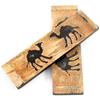 Buffalo Horn Handle Scales - (Unique Camel Graphic) - (Black/Brown/Tan) - (5.0 x 1.50 x 0.25) view 2