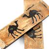 Buffalo Horn Handle Scales - (Unique Camel Graphic) - (Black/Brown/Tan) - (5.0 x 1.50 x 0.25) view 3