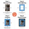 Craig Frames B143 Pre-Cut Mat Board for 14X18 Print, 18X24, Bay Blue view 2