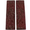Buffalo Horn Handle Scales - (Stag Jigged) - (Wine Red) - (4.50 x 1.25 x 0.25) view 1