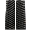 Buffalo Horn Handle Scales - (Swirled) - (Black) - (5.0 x 1.50 x 0.375) view 1