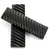 Buffalo Horn Handle Scales - (Swirled) - (Black) - (5.0 x 1.50 x 0.375) view 2