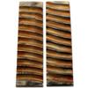 Buffalo Horn Handle Scales - (Impala Jigged) - (Antique) - (4.50 x 1.25 x 0.25) view 1