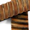 Buffalo Horn Handle Scales - (Impala Jigged) - (Antique) - (4.50 x 1.25 x 0.25) view 3