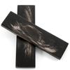 Buffalo Horn Handle Scales - (Flat Top) - (Black/White) - (5.0 x 1.50 x 0.25) view 2