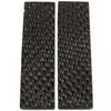 Buffalo Horn Handle Scales - (Standard Jigged) - (Black) - (3.50 x 1.0 x 0.187) view 1