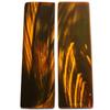 Buffalo Horn Handle Scales - (Flat Top) - (Amber/Brown) - (3.50 x 1.0 x 0.156) view 1
