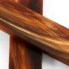 Buffalo Horn Handle Scales - (Flat Top) - (Amber/Brown) - (3.50 x 1.0 x 0.156) view 3
