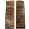 Buffalo Horn Handle Scales - (Bark) - (Amber/Black) - (5.0 x 1.50 x 0.250) view 1