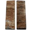 Buffalo Horn Handle Scales - (Bark) - (Amber/Black) - (3.50 x 1.125 x 0.187) view 1