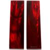 Buffalo Horn Handle Scales - (Flat Top) - (Wine Red) - (4.50 x 1.25 x 0.25) view 1