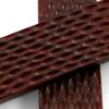 Buffalo Horn Handle Scales - (Standard Jigged) - (Wine Red) - (4.50 x 1.25 x 0.25) view 3