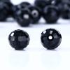 Dowarm 10MM Round Crystal Beads for Jewelry Making, Black Faceted Crystal Glass Beads for Crafts Bracelet Wind Chimes Suncatcher, #5003 Rondelle Spacer Beads, Loose Gemstones, 50PCS view 2