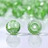 Dowarm 10MM Round Crystal Beads for Jewelry Making, Light Green Faceted Crystal Glass Beads for Crafts Bracelet Wind Chimes Suncatcher, #5003 Rondelle Spacer Beads, Loose Gemstones, 50PCS view 2