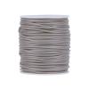 FASHEWELRY 54.68 Yards Hollow Pipe Rubber Cords 2mm Rubber Hollow Tube Cords Tubing Knitting Barber Cord with 1mm Hole for Knitting Projects (Gray) view 1