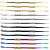 HARSKIYER 12pcs Wax Carving Tools, 4.75 Inch Stainless Steel Double-Ended Sculpting Spoon Tool Clay Sculpting Tools Wax Carving Sculpting Tools(Golden & Silver & Rainbow & Black) view 2