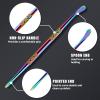 HARSKIYER 12pcs Wax Carving Tools, 4.75 Inch Stainless Steel Double-Ended Sculpting Spoon Tool Clay Sculpting Tools Wax Carving Sculpting Tools(Golden & Silver & Rainbow & Black) view 4