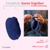 3 Pack Velvet Yarn for Crocheting - Chenille Yarn, 132 Yards Amigurumi Yarn, Fluffy Yarn, Plush Yarn, Baby Blanket Yarn for Crocheting, Size 6 view 2