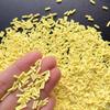 EHOPE 50g Fake Sprinkles Resin Sprinkles Fake Candy Sprinkles Clay Sprinkles Polymer Sprinkles Polymer Clay Slices for Nail Art DIY Crafts Cake Phone Case(8-Yellow view 2