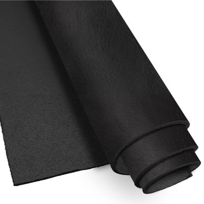 European Leather Work Buffalo Hide 8-10 oz (3-4mm) | Pre-Cut Size: 12"x48" | Black - Full Grain Leather for Tooling, Stamping, Molding, Engraving