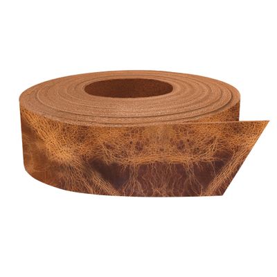 European Leather Works - Buffalo Belt Blanks 8-10 oz (3-4mm) Size: 2"x40" (5.1x101.6cm) - Vintage Tan Color Full Grain Leather Belt Straps/Strips for Tooling, Holsters