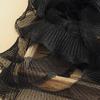 HZLXF1 1M 8cm Wide Embroidery Lace Fabric for Sewing Dress Guipure Crafts Width Tulle Lace Trim Ribbon Straps (Color : Black) view 2