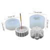 Lanema 2Pcs Lotus Shape Incense Burner Silicone Molds for Epoxy Casting, Concrete, Epoxy Resin, UV Resin, etc. view 3