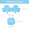 2Pcs St. Patricks Day Silicone Molds St. Patricks Day Keychain Resin Shamrock Silicone Four Leaf Keychain for DIY Decor view 2