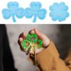 2Pcs St. Patricks Day Silicone Molds St. Patricks Day Keychain Resin Shamrock Silicone Four Leaf Keychain for DIY Decor view 3