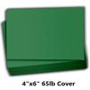 Hamilco Colored Scrapbook Cardstock Paper 4x6 Card Stock Paper 65 lb Cover 100 Pack (Brilliant Green) view 2