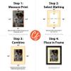 Craig Frames B519 Pre-Cut Mat Board for 11X14 Print, 14X18, Soft Yellow view 2